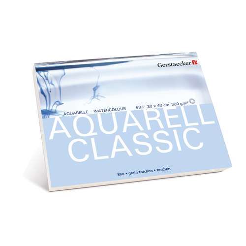GERSTAECKER AQUARELL CLASSIC Aquarellkarton, rau