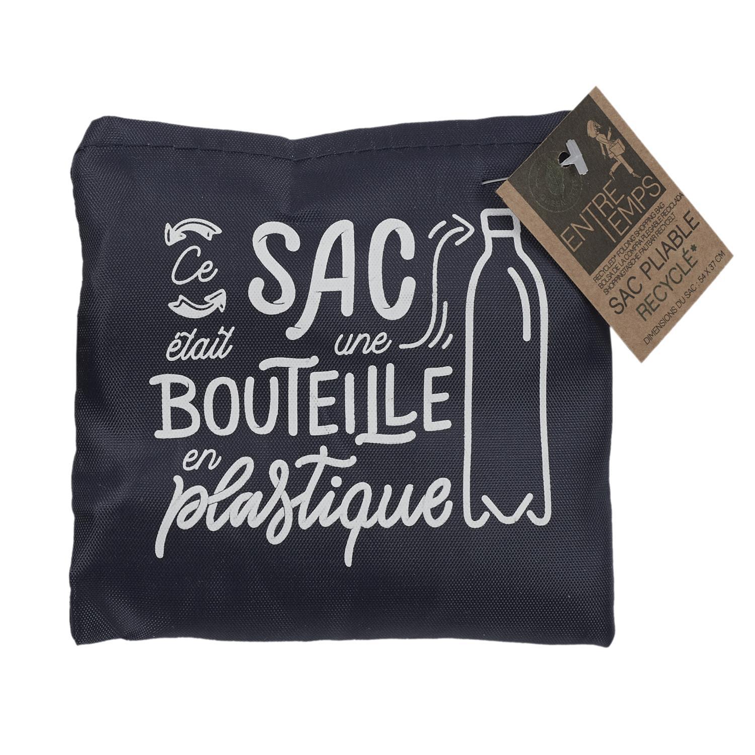 SAC SHOPPING PLIABLE RECYCLE 38X60CM