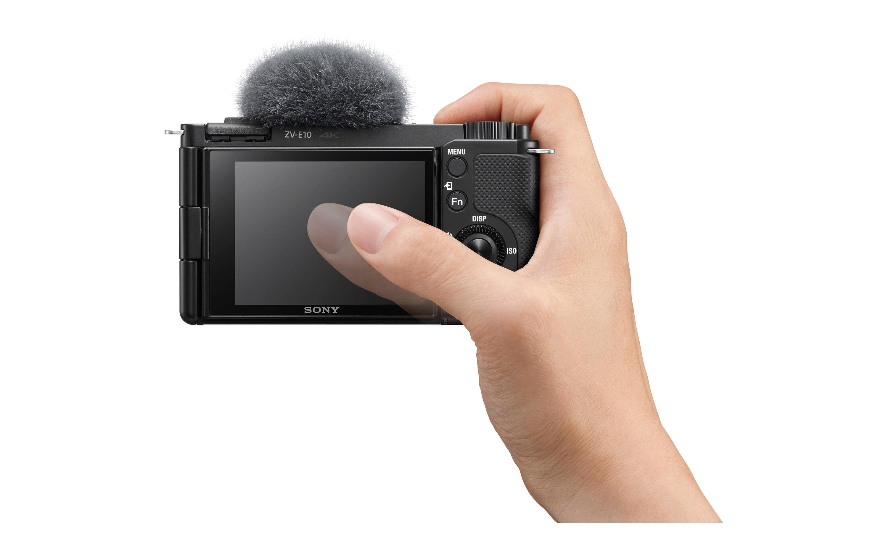 Fotokamera ZV-E10 Body<br>Beeindruckende Kamera für Vlogs
