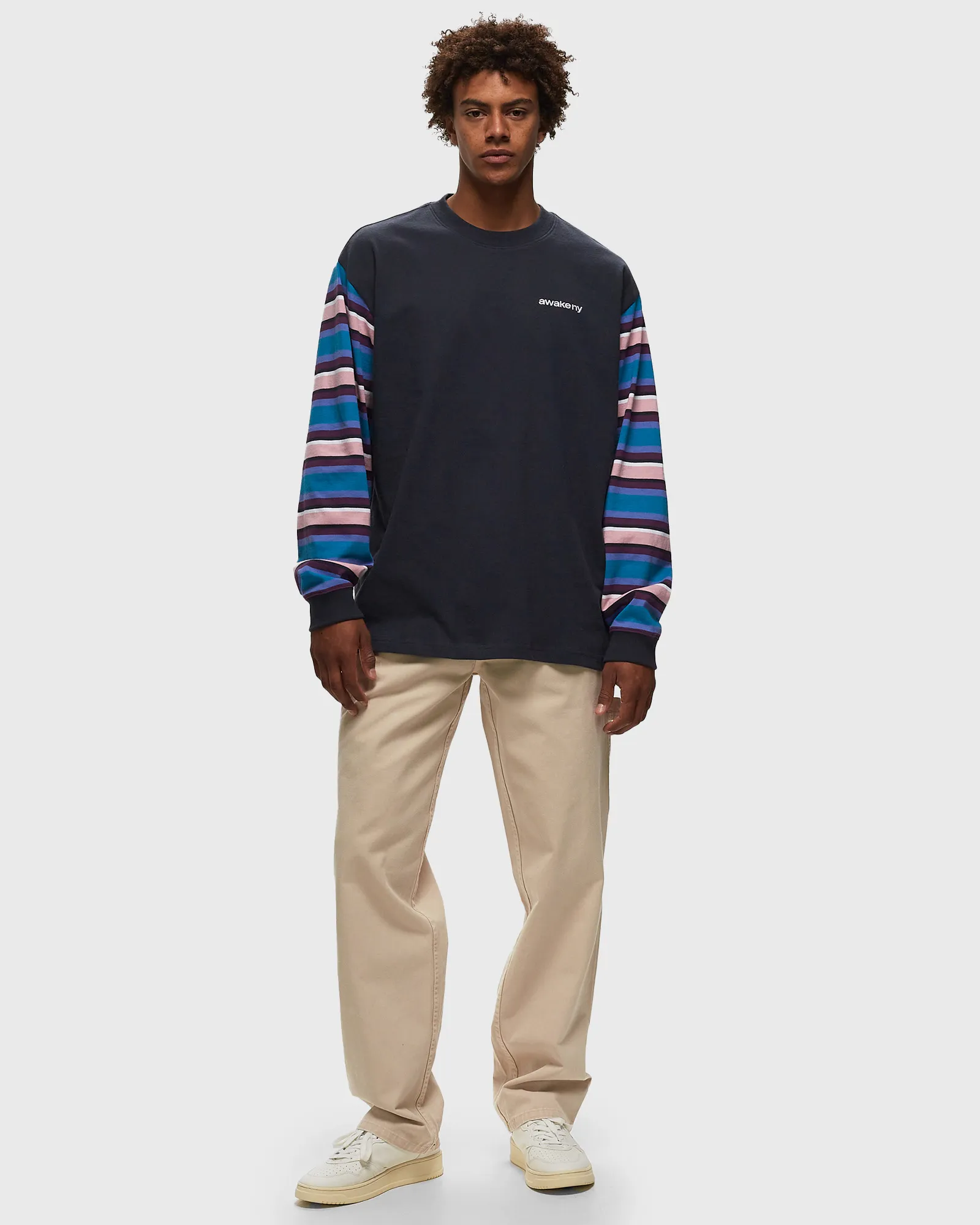 Awake 94 STRIPE LONG SLEEVE SHIRT