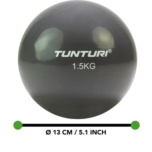 Tunturi Yoga Toningball 1,5kg. (Grå)