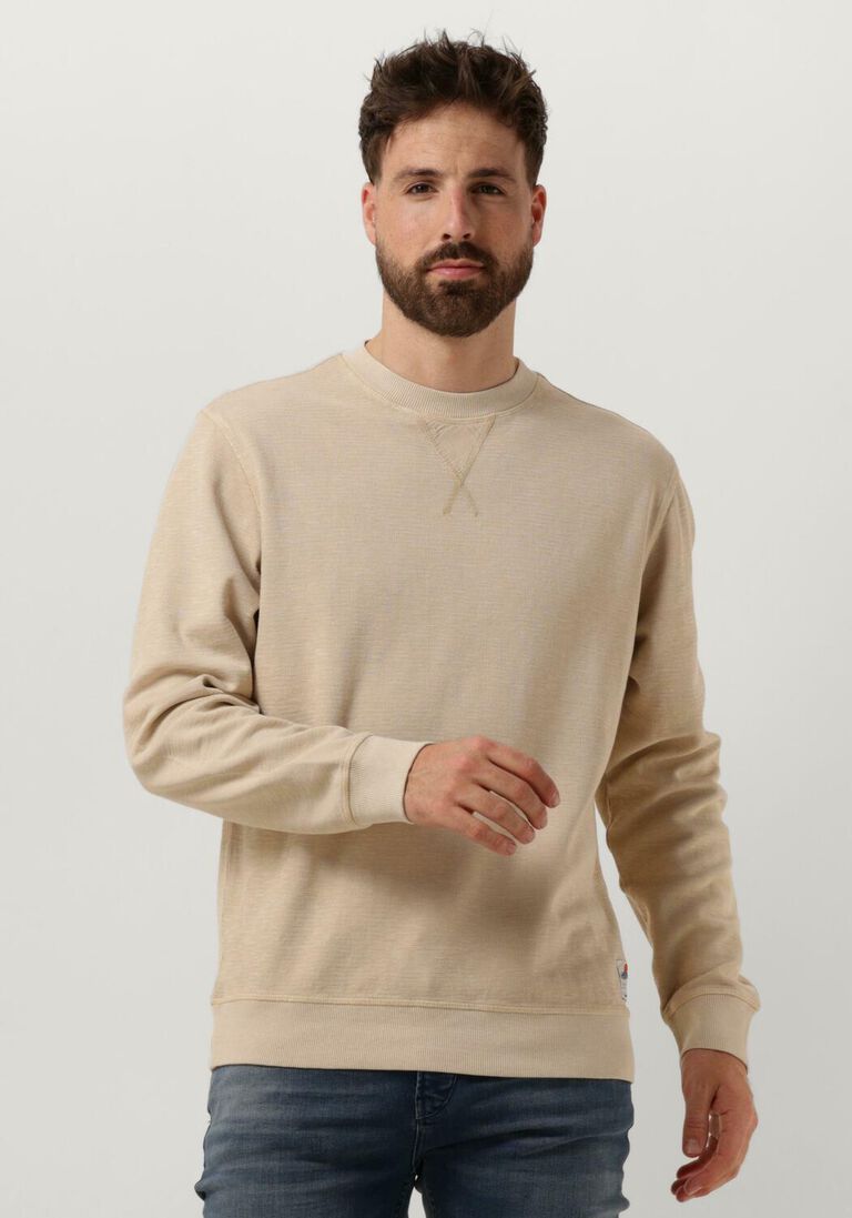 SCOTCH & SODA beige scotch & soda sweater garment-dyed structured sweatshirt
