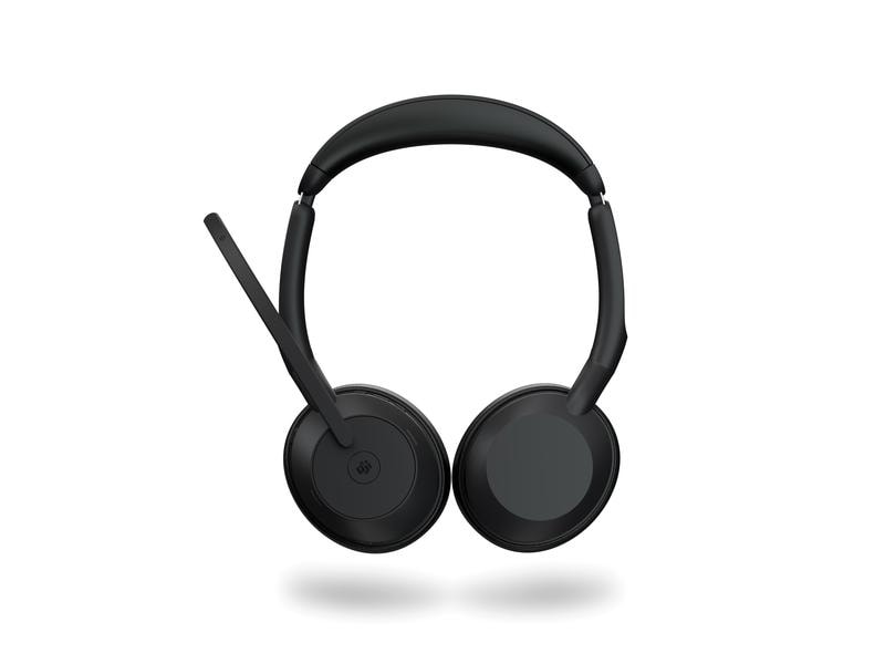 Jabra Headset Evolve2 55 Duo MS, USB-A Das professionelle Headset, mit dem Sie alle Aufgaben erledigen können, die Ihr hybrider Arbeitstag mit sich bringt