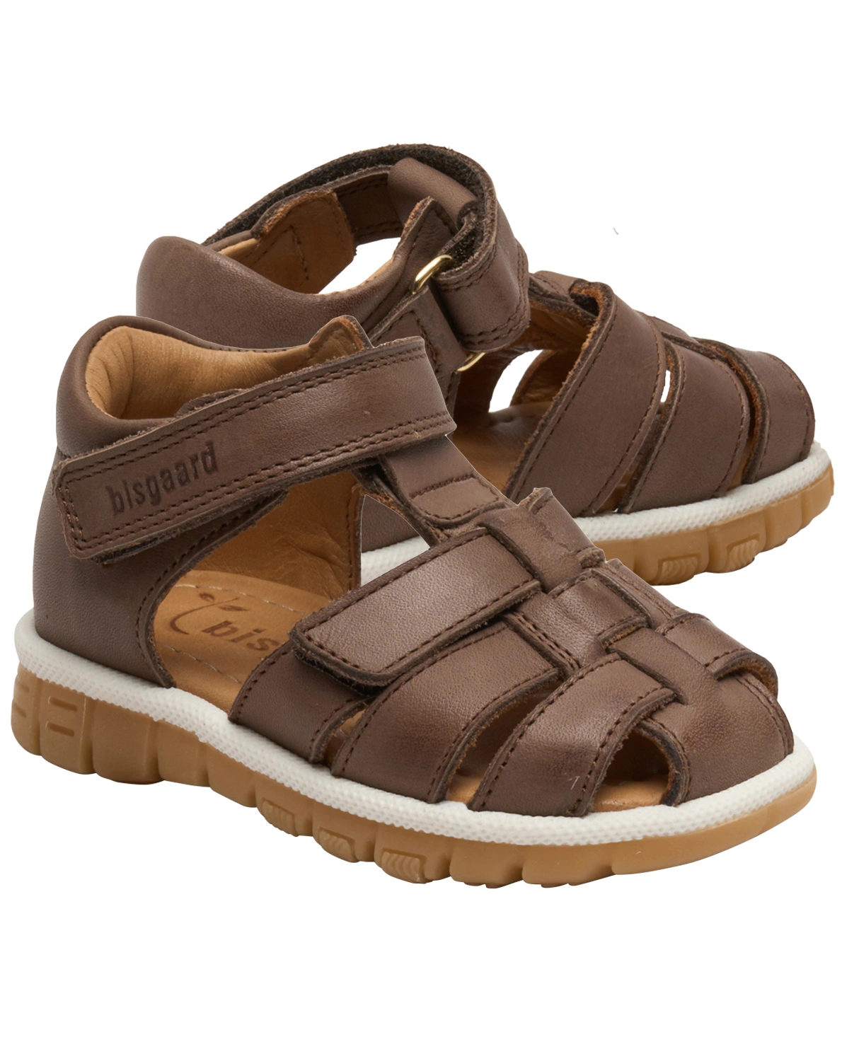 Klett-Sandalen ANGUS mit Zehenschutz in brown
