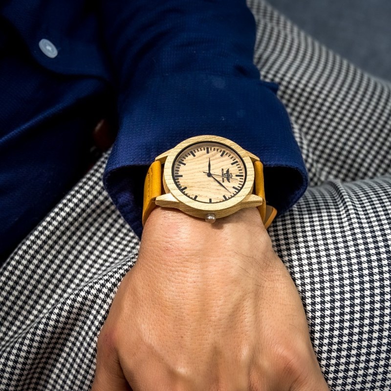 Montre Homme M. JOHN bracelet Cuir Marron