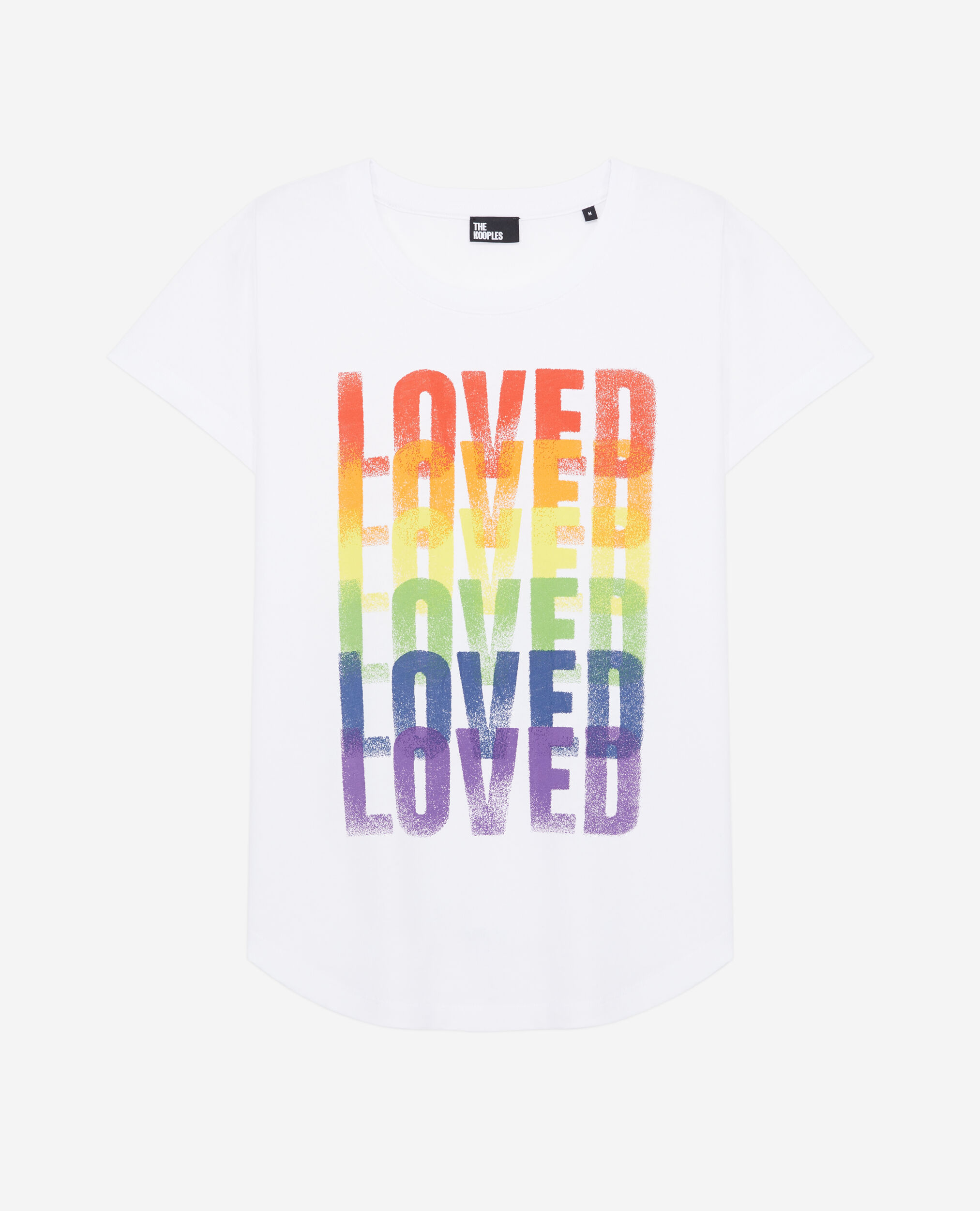 T-shirt Pride blanc