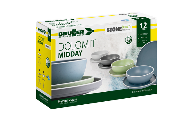 Brunner Midday Dolomit Geschirr-Set 12-tlg.