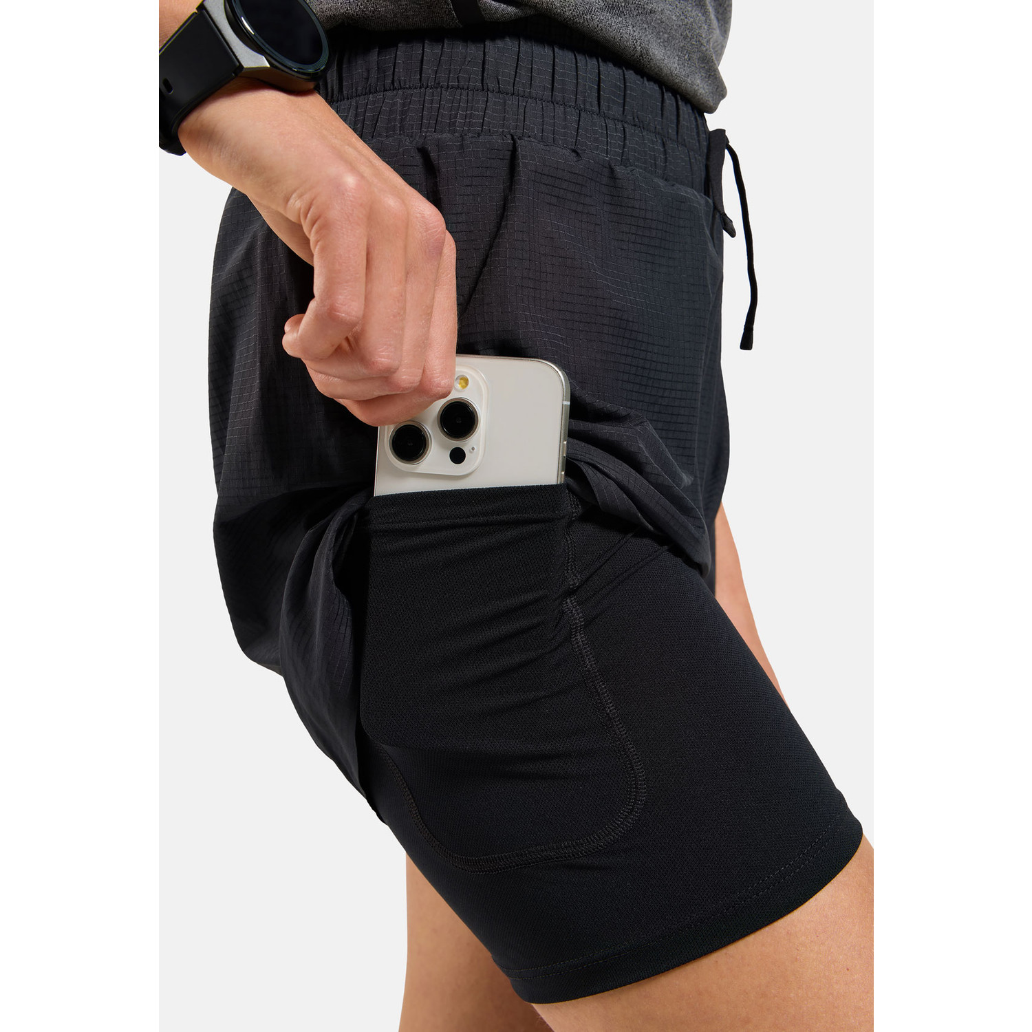 Odlo Zeroweight 3'' 2in1 Short Dames