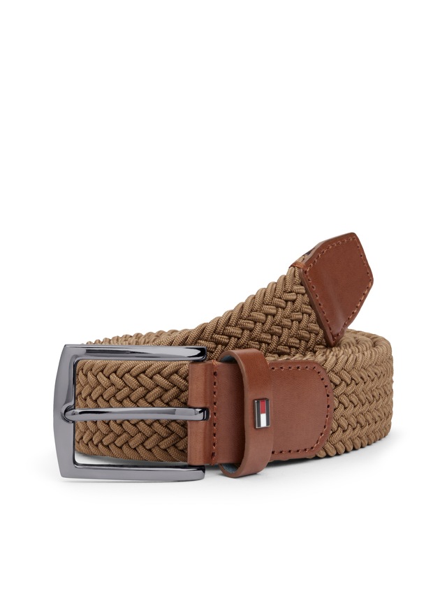 Tommy Hilfiger Flechtgürtel »DENTON ELASTIC 3,5 cm breit«, Grössenverstellbar
