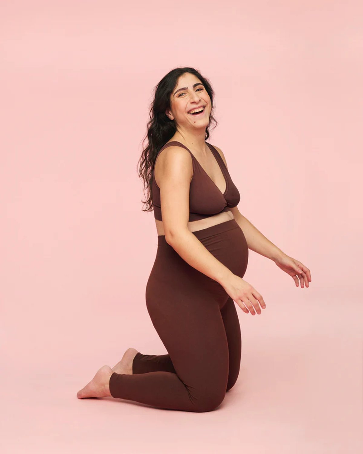 Gravid Leggings – Øko Bambus – Stretchy & Sømløs