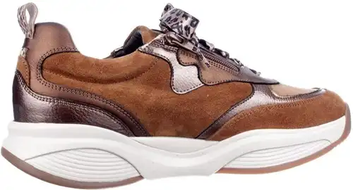 Xsensible cognac combi SWX 21 32005.2.370 H - maat 5 veterschoen cognac combi - maat 5 Calandschoen