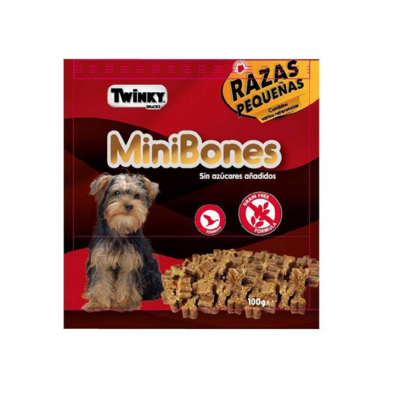 Biscoitos Twinky Bones para cães de raças pequenas