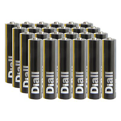 Pile alcaline AAA (LR03) Diall non rechargeable, lot de 24