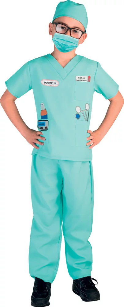 DEGUISEMENT MEDECIN COLLECTION METIER TAILLE 5-7 ANS