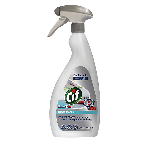 Désinfectant surfaces sans rinçage HACCP Cif Pro Formula 750 ml