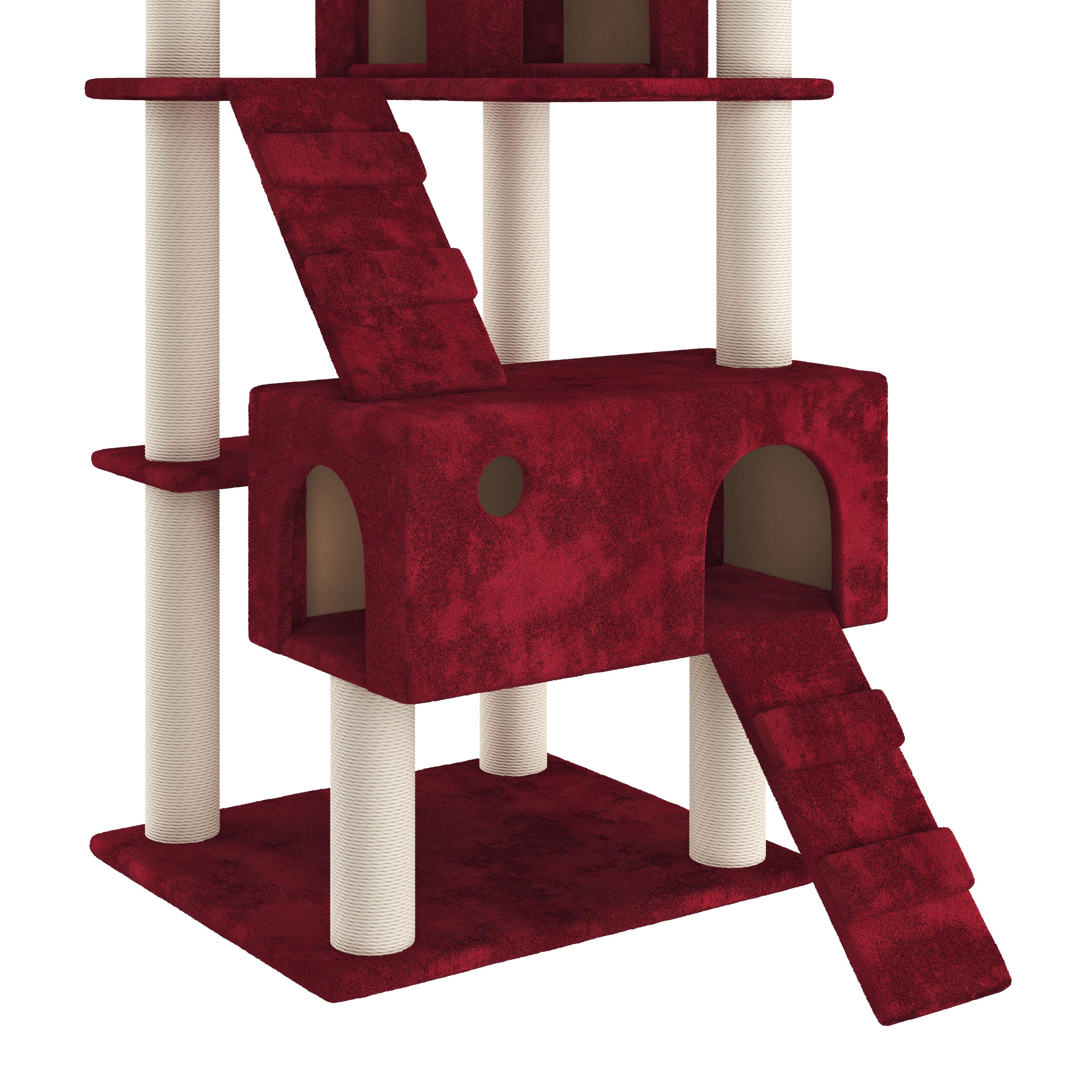 Katzenbaum MIRO 182 cm rot