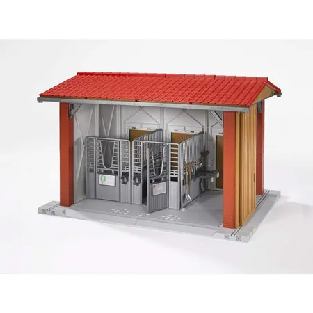 BRUDER® 62520 bworld Reitstall mit Figur, Pferd und Stallzubehör, sortiert
