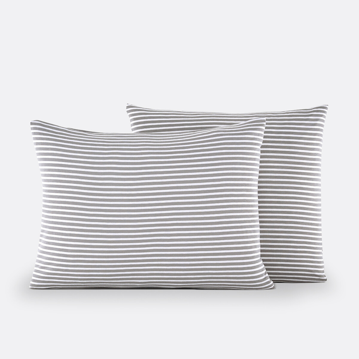 LA REDOUTE INTERIEURS<br>Fronha em jersey algodão/modal, Dolsi Gris