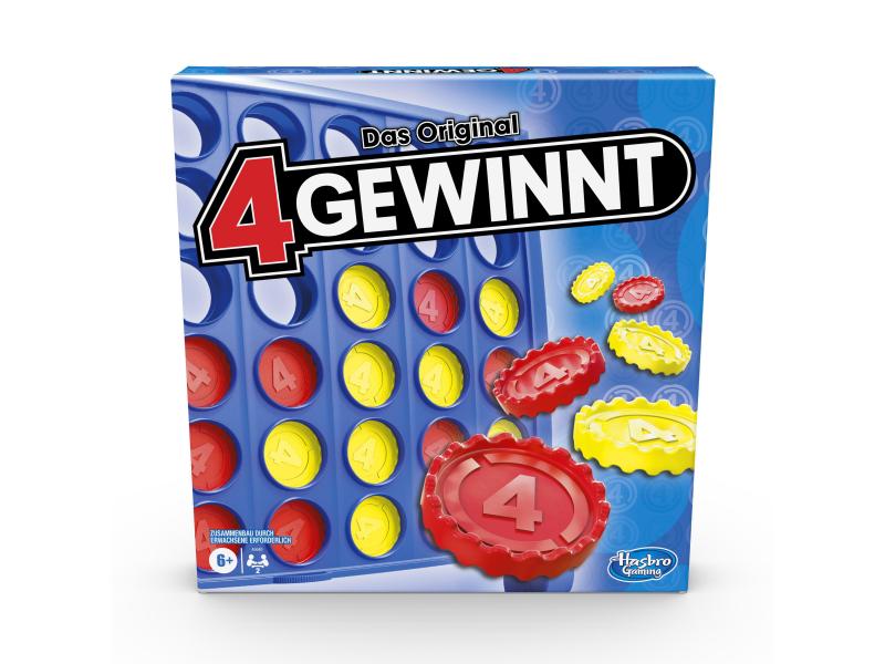 Hasbro Gaming Familienspiel 4 gewinnt Klassisches Strategiespiel