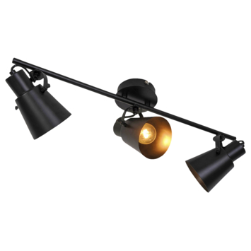 GAMMA opbouwspot Sorrento 3-lichts mat zwart