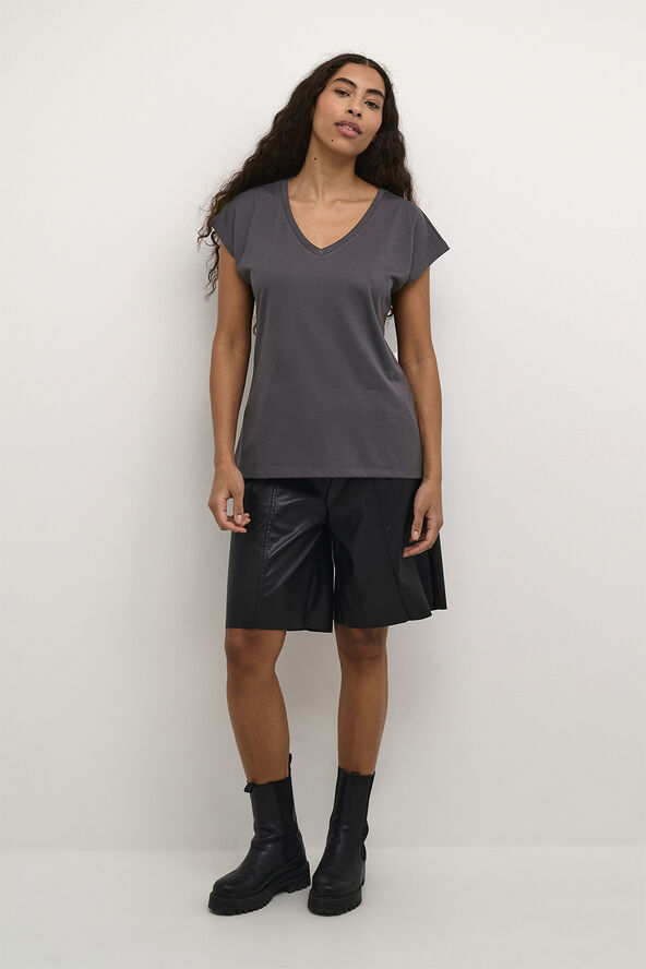 Kaffe KAlise T-Shirt Black oyster