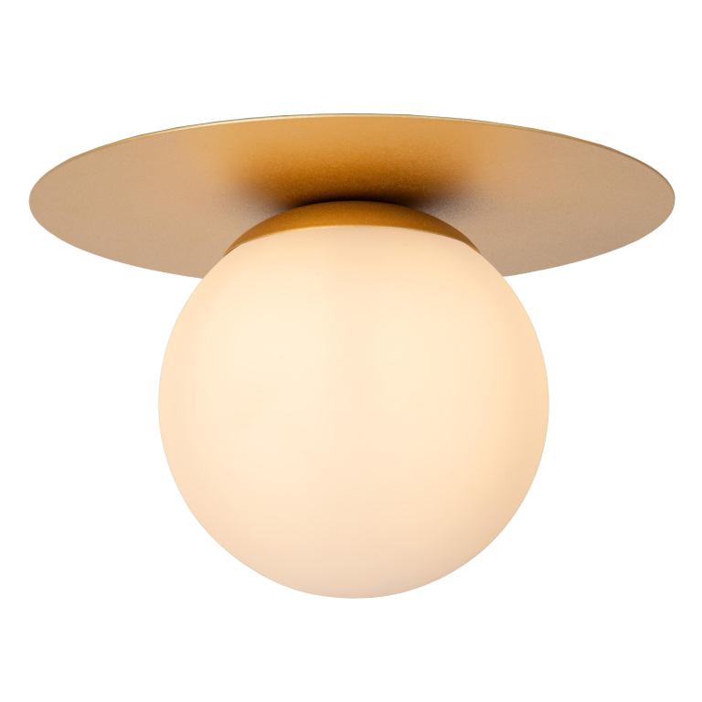 Lucide Tricia plafondlamp messing