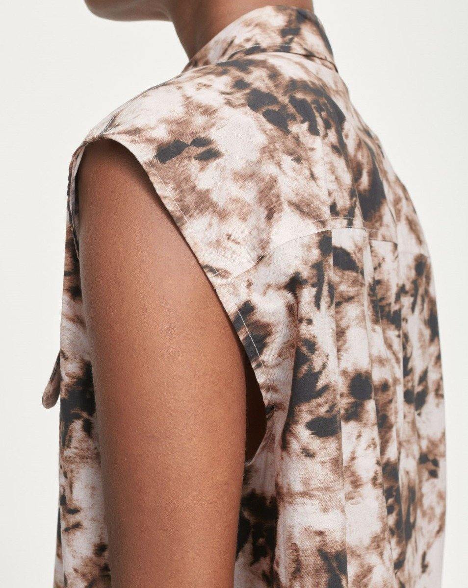 Samsøe Samsøe  Tea skjortetop - Camo Clay