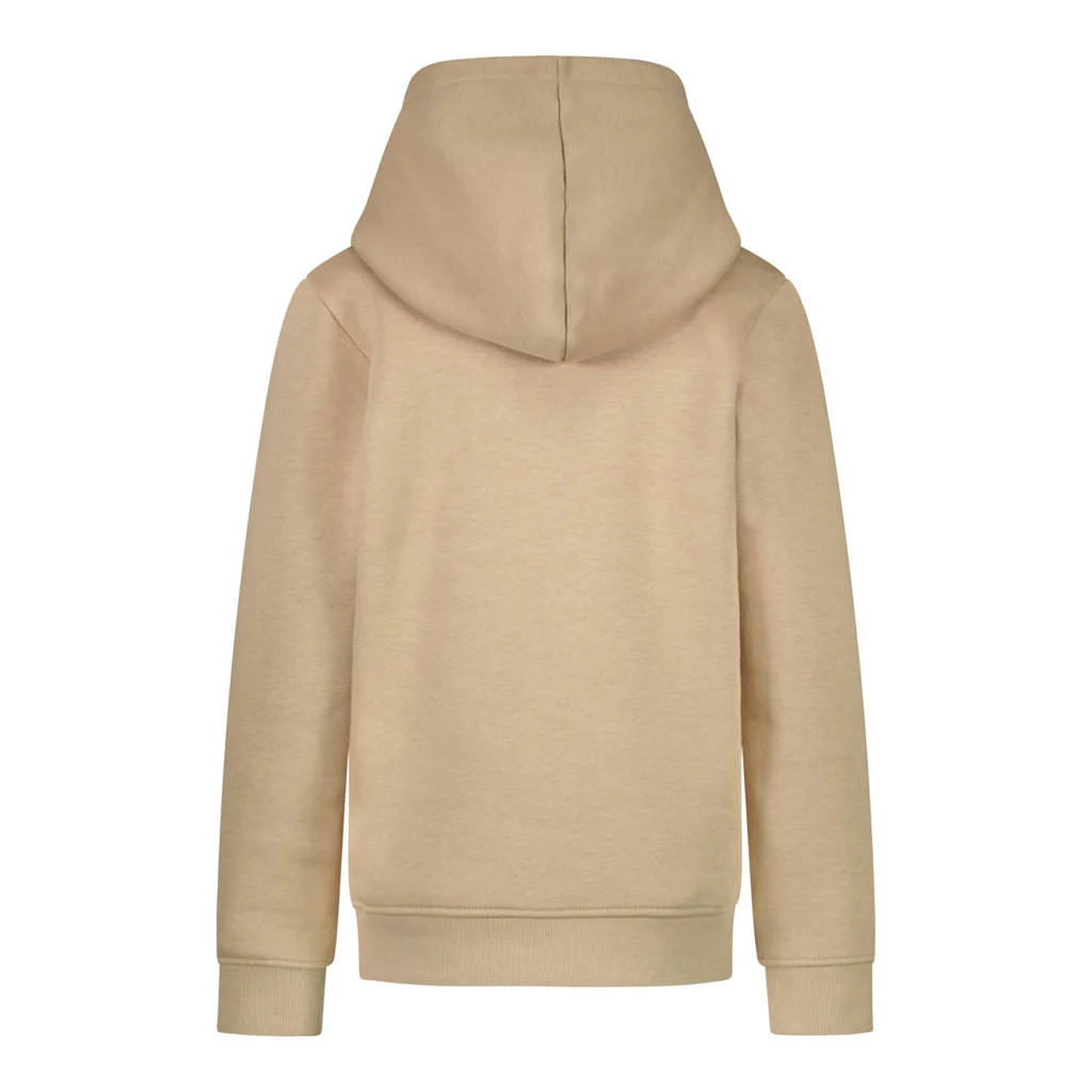 Cars hoodie EMMIE met tekst lichtzand