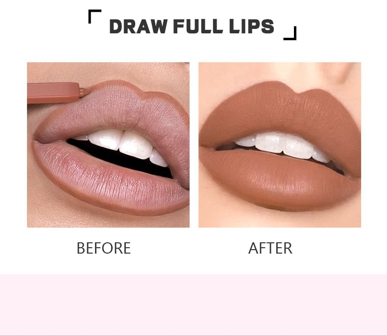 Pudaier - Matte Lippie Pencil - 12 kleuren