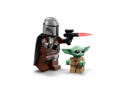 LEGO De Mandalorian en Grogu's speederbike (75436)