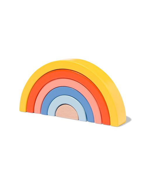 arc-en-ciel en bois 18.5x3.3x9.5
