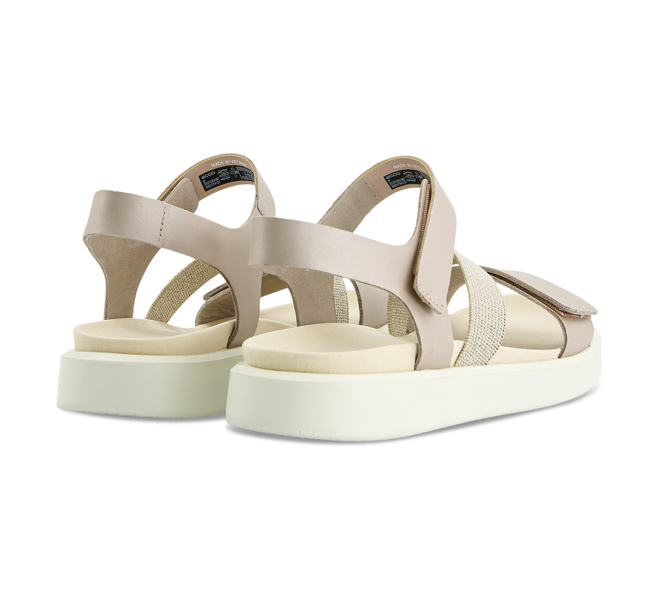Ecco Flowt - Riemchensandalen beige/taupe
