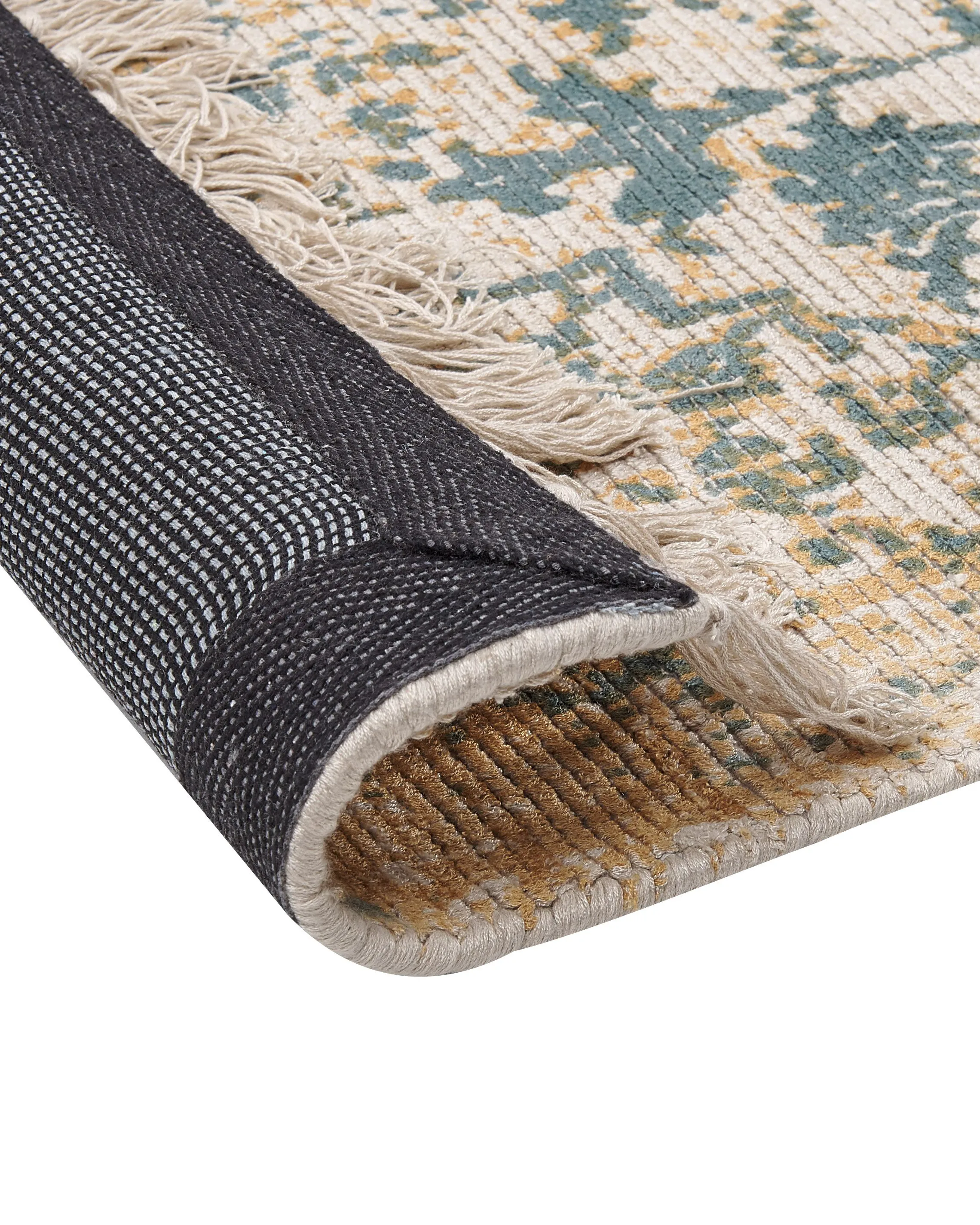Vloerkleed BOYALI Donkergroen 160 x 230 cm Viscose