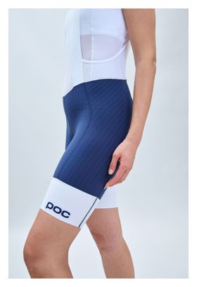 Cuissard Court Femme Poc Raceday Bleu Marine/Blanc