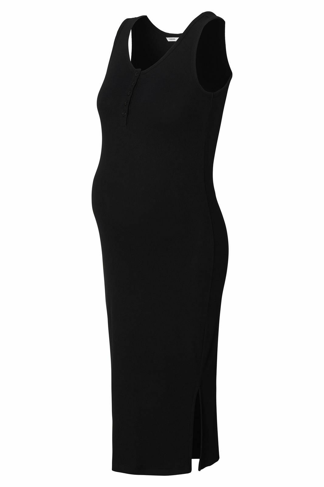 Noppies Maternity Jurk met voedingsfunctie Estrella - Black