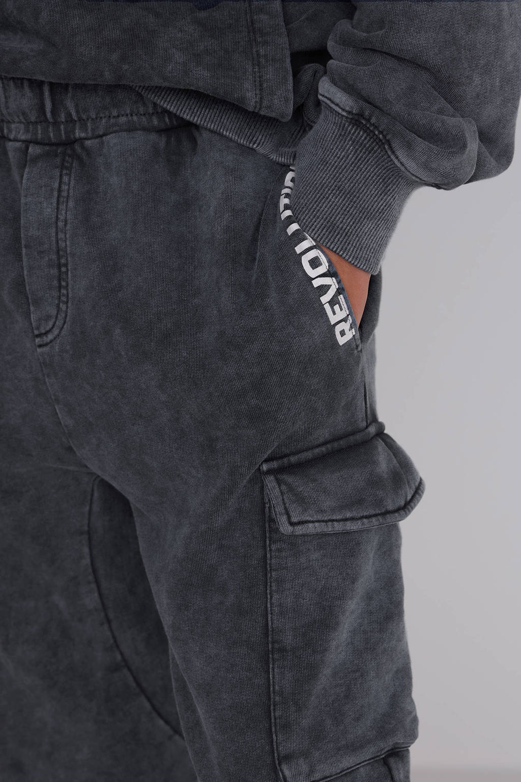 Coolcat cargo joggingbroek Calium acid black