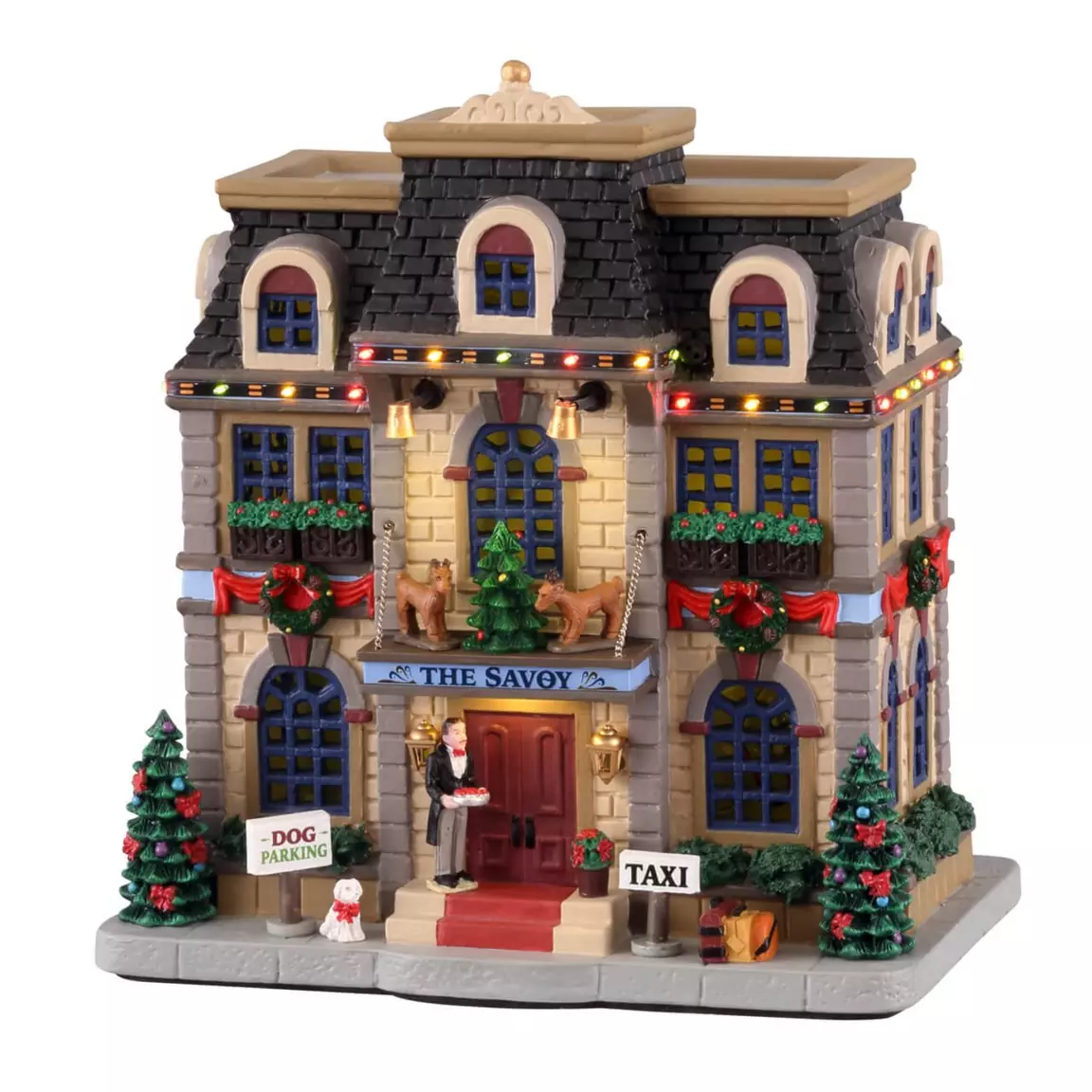 Village de Noël Lemax lumineux Noël au Savoy