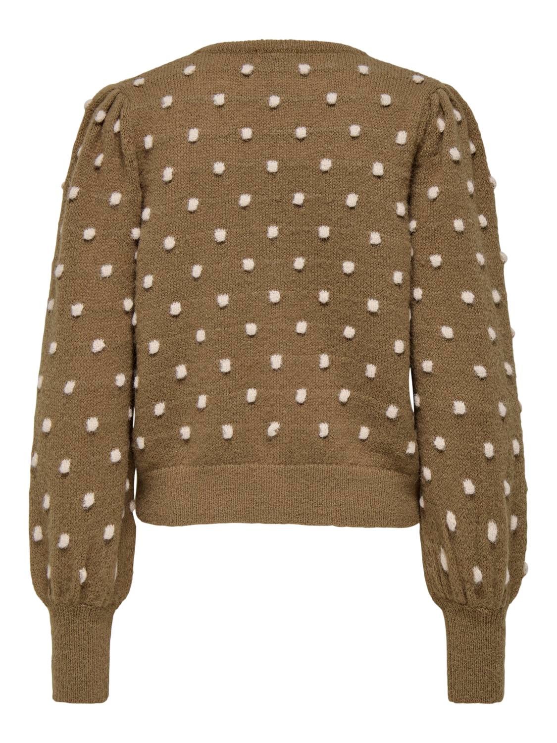 JDYSIGRID Strickjacke Malt Ball
