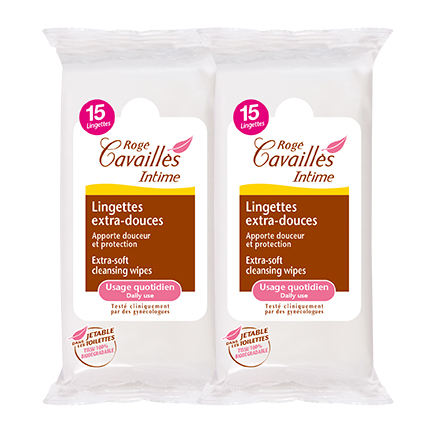 ROGE CAVAILLES Intimpflegetücher Extra Sanft Duo 15 Stk