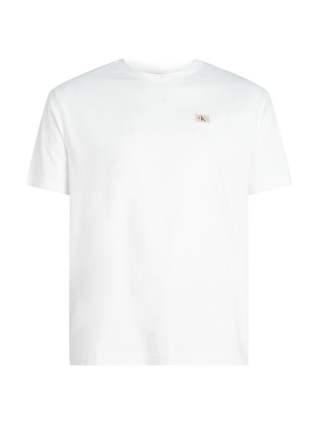 Calvin Klein Jeans Plus T-Shirt »PLUS WOVEN LABEL REGULAR TEE«, in grossen Grössen, mit kleinem Logo-Patch