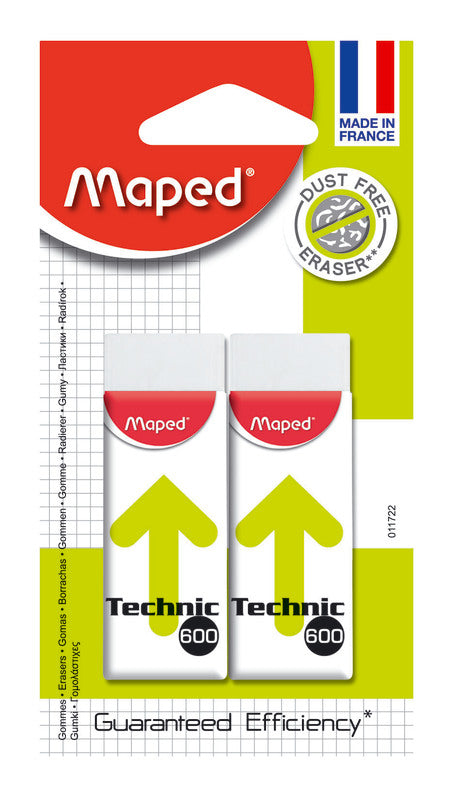 Borracha Branca Technic 2 unidades Maped