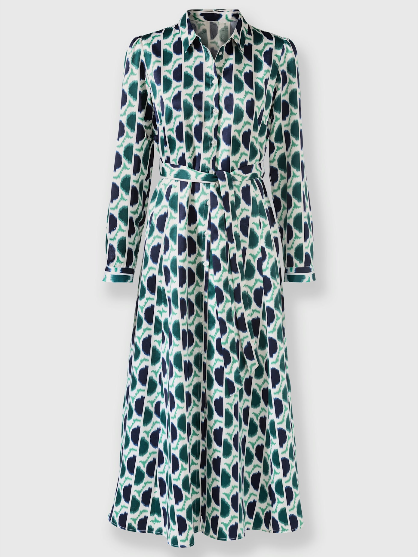 Robe imprimée coupe longue tendance