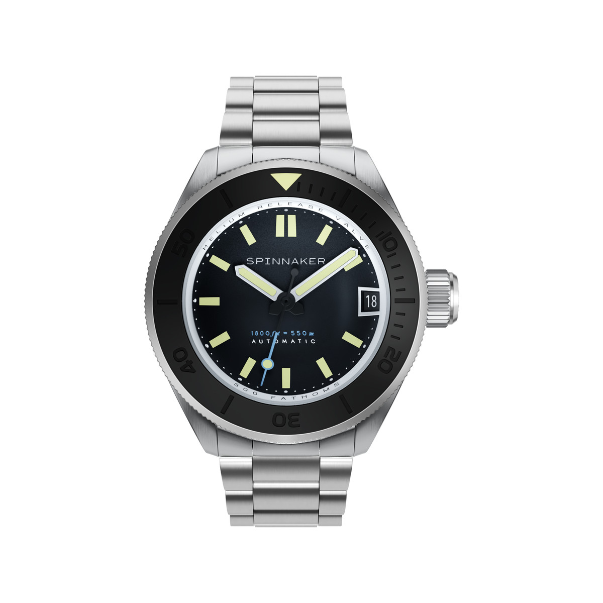 Montre SPINNAKER homme automatique bracelet acier