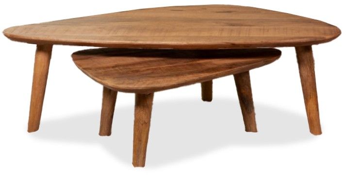 Salontafelset Nature Smooth SE-23.161 Gregg B110 x D64 x H38 cm