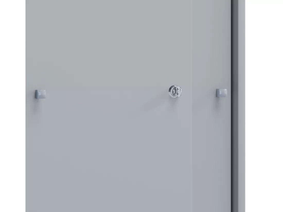 Armoire de bureau portes coulissantes Lona 3x