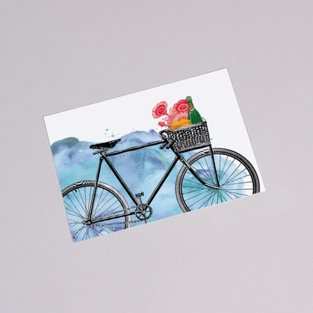 PEDRO PEDAL Postkarte  Grusskarte