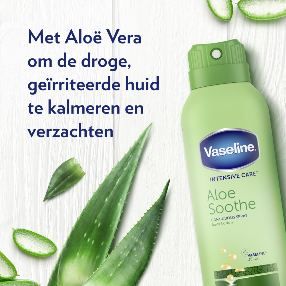 6x Vaseline Bodylotion Spray Aloe Soothe190 ml