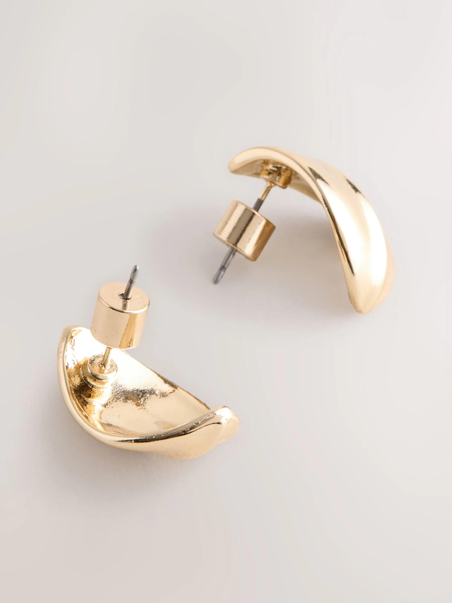 Goudkleurig - Bouton Stud Earrings