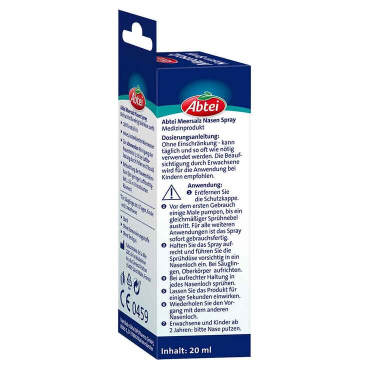 Abtei Meersalz Nasen Spray, 2x20 ml