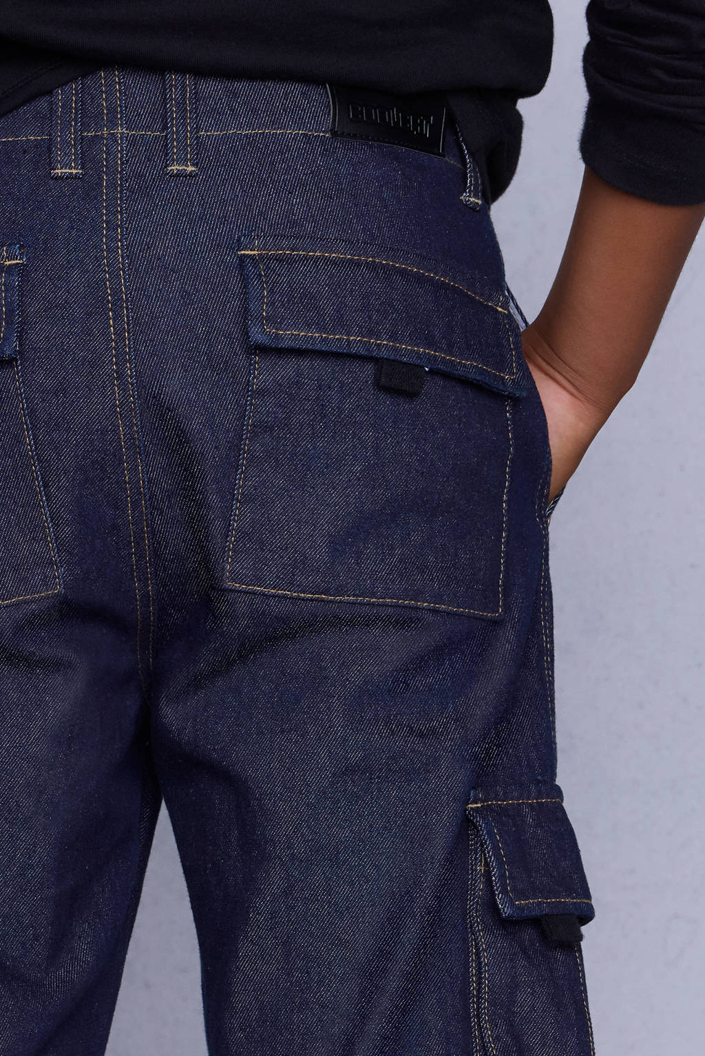 Coolcat Cargobroek Damian Donker Blauw